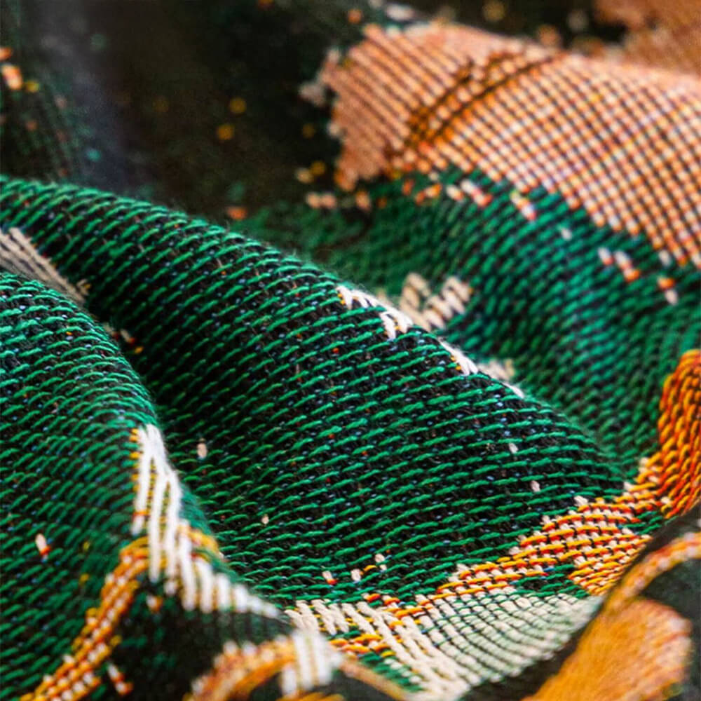 Housse de canapé décorative en tricot jacquard doux sur le thème de Noël