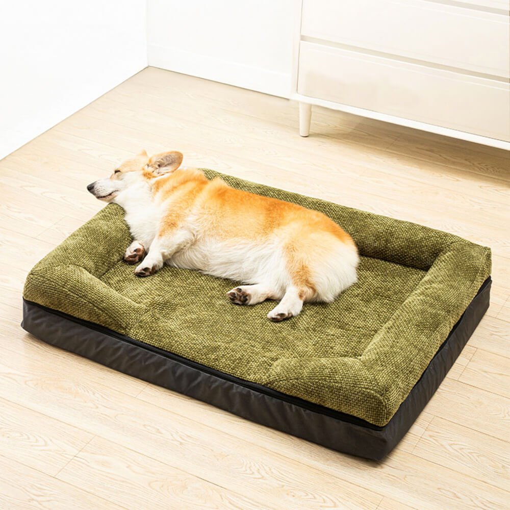 Lit orthopédique lavable pour chien et chat spacieux confortable et durable