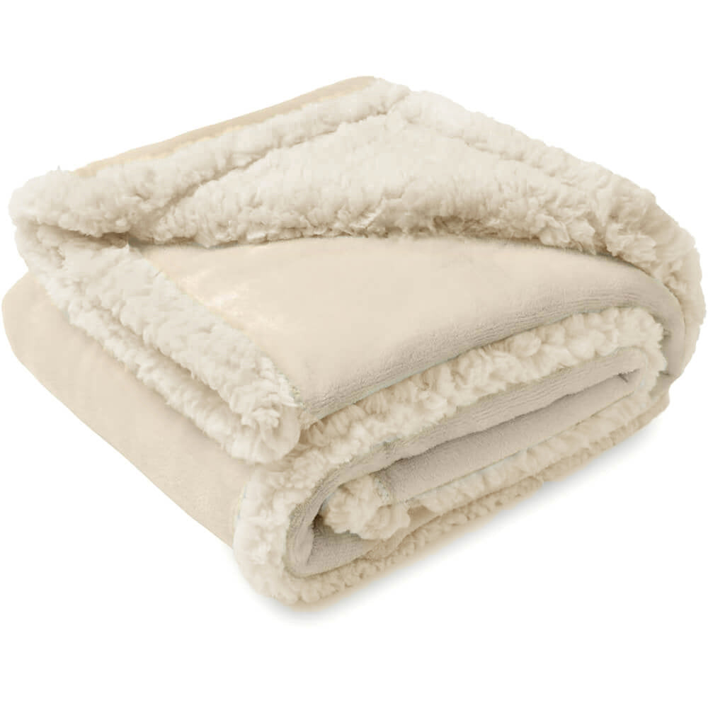 Couverture épaisse en polaire Sherpa imperméable pour chien