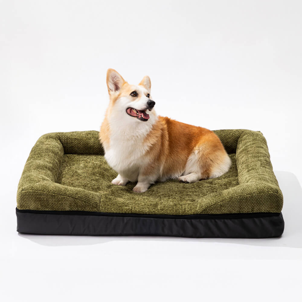 Lit orthopédique lavable pour chien et chat spacieux confortable et durable