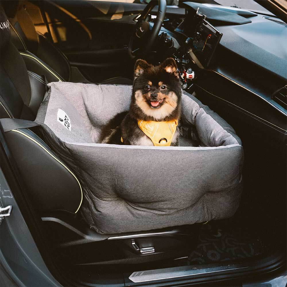 Siège auto pour chien surélevé et épaissi et imperméable avec protection pour le voyage