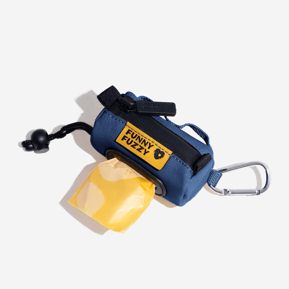 Distributeur de sacs à crottes étanche avec laisse FUNNYFUZZY - Flexi Walker