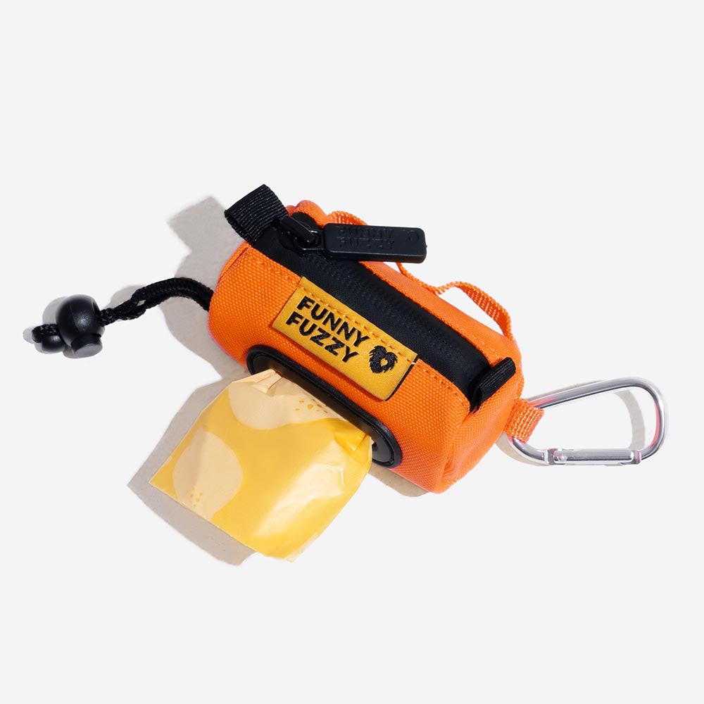 Distributeur de sacs à crottes étanche avec laisse FUNNYFUZZY - Flexi Walker