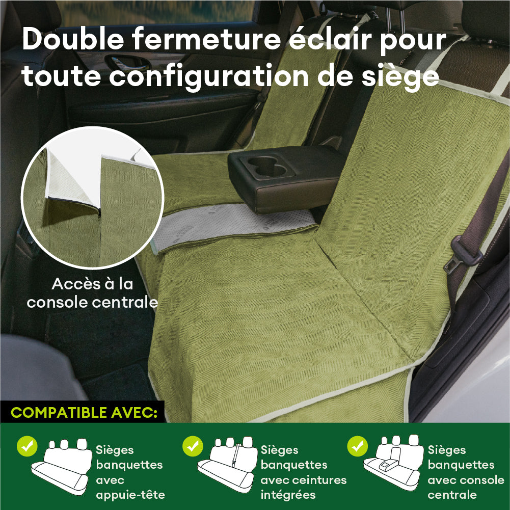 Housse de siège auto pour chien imperméable, résistante aux taches, toutes saisons – Rétro