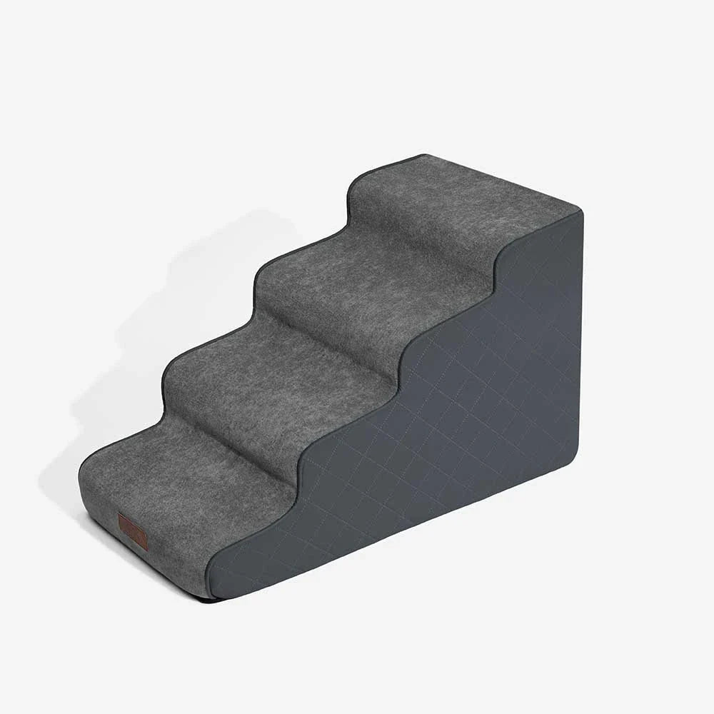 Escaliers pour animaux en mousse haute densité en simili cuir - LuxeStep