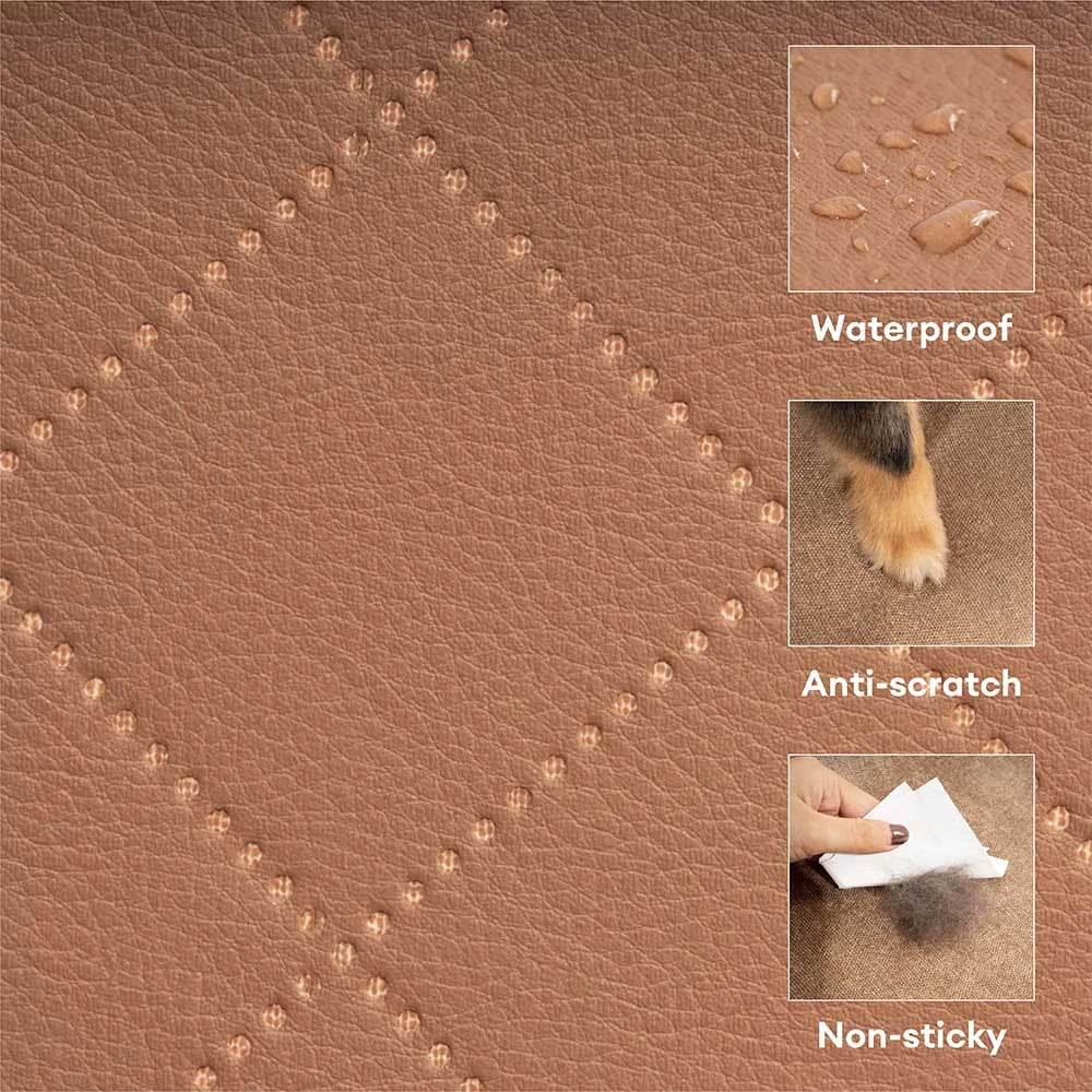 Escaliers pour animaux en mousse haute densité en simili cuir - LuxeStep