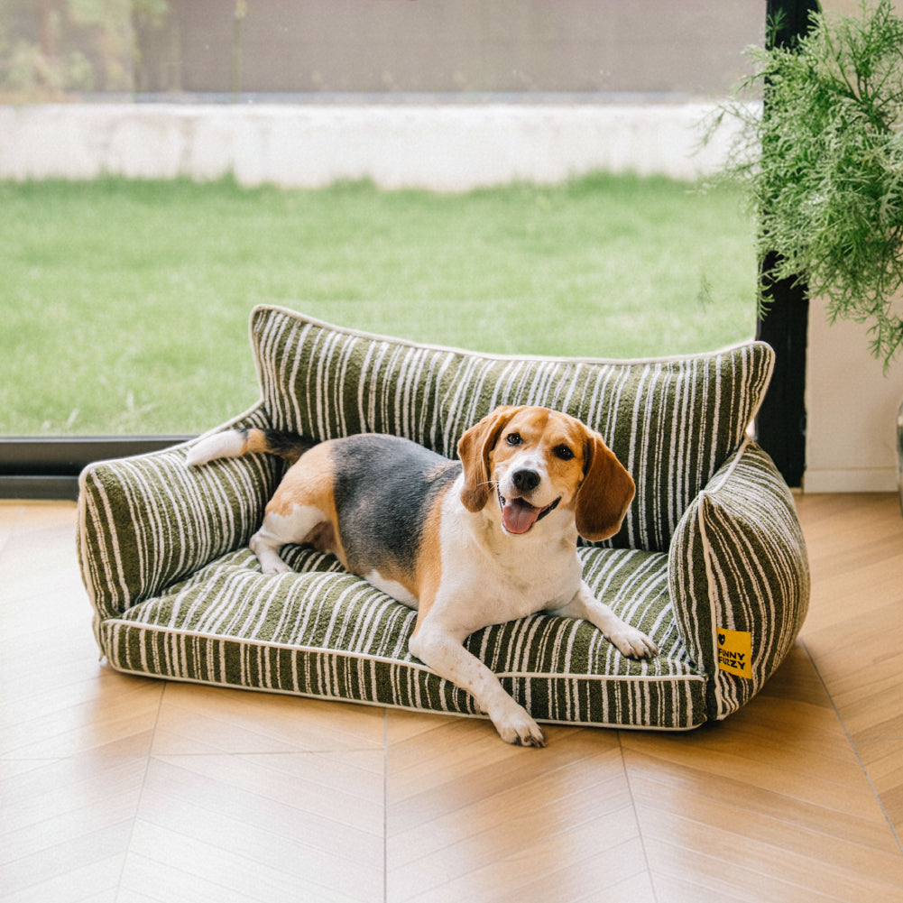 Lit pour chien orthopédique toutes saisons - Funnyfuzzy SnugNest