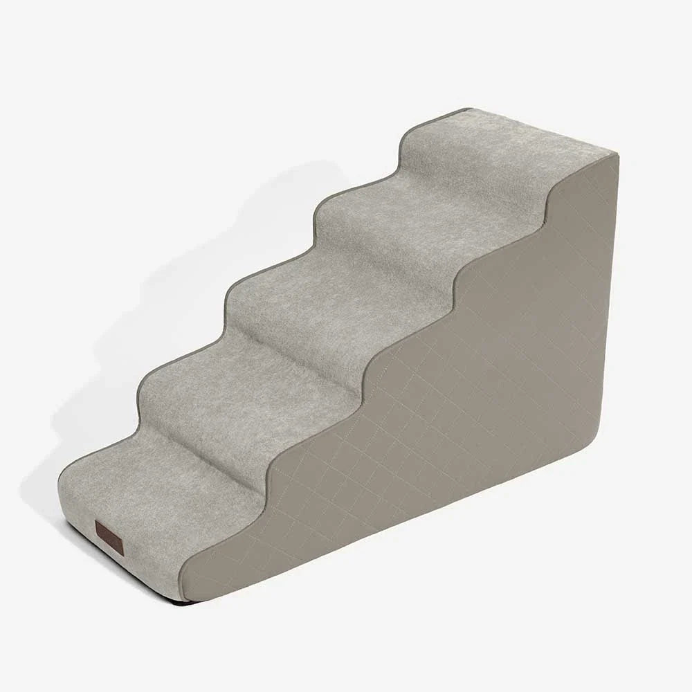 Escaliers pour animaux en mousse haute densité en simili cuir - LuxeStep