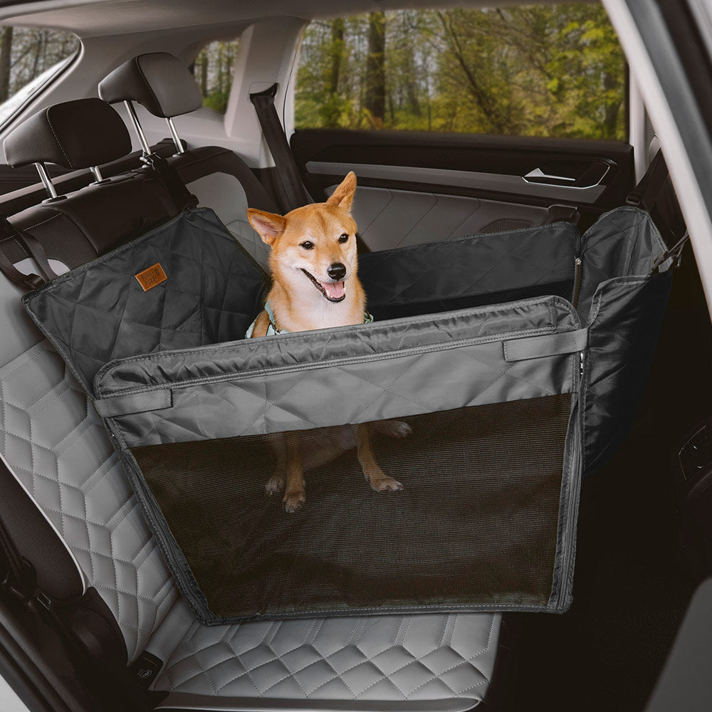 Protection voiture Siège arrière pour chien extra-large - Idéal pour le voyage et le camping