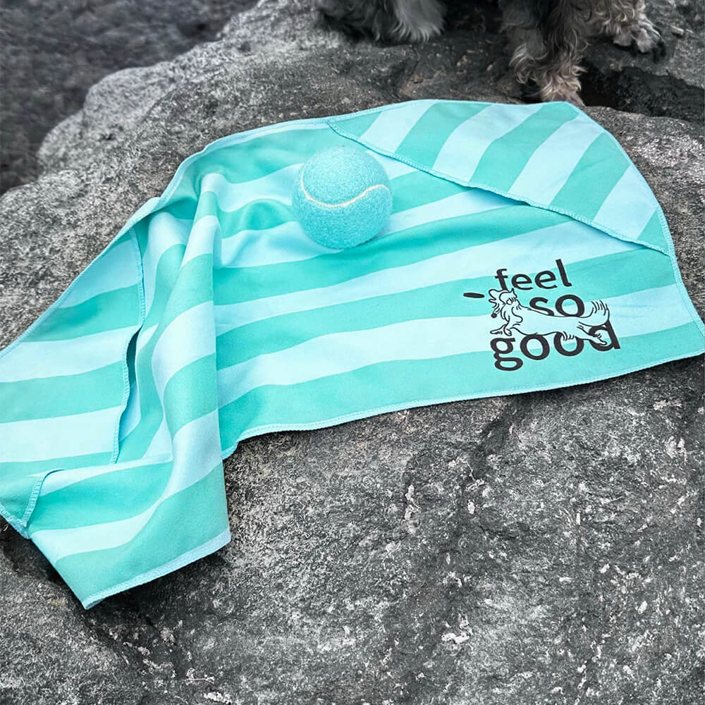 Serviette de voyage ultra absorbante et légère pour chien à séchage rapide