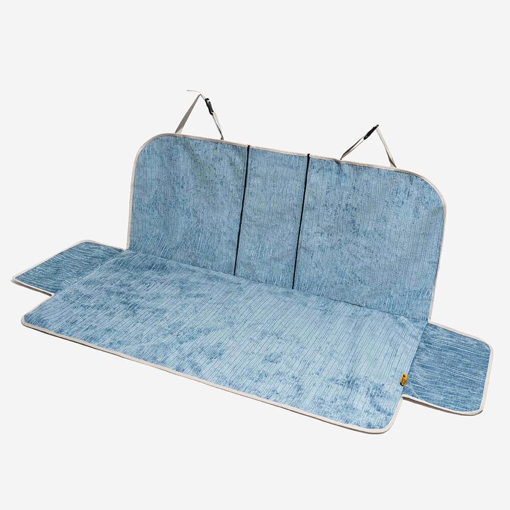 Housse de protection siège auto pour animaux chenille rayée imperméable - Road Safer