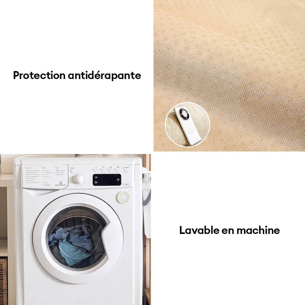 Tapis pour chien et chat en fausse fourrure de lapin ultra douce à motif ondulé avec oreiller pour animaux de compagnie
