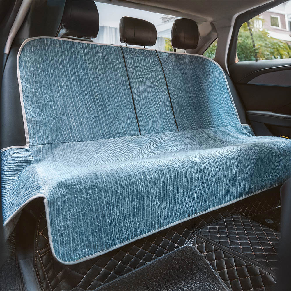 Housse de protection siège auto pour animaux chenille rayée imperméable - Road Safer