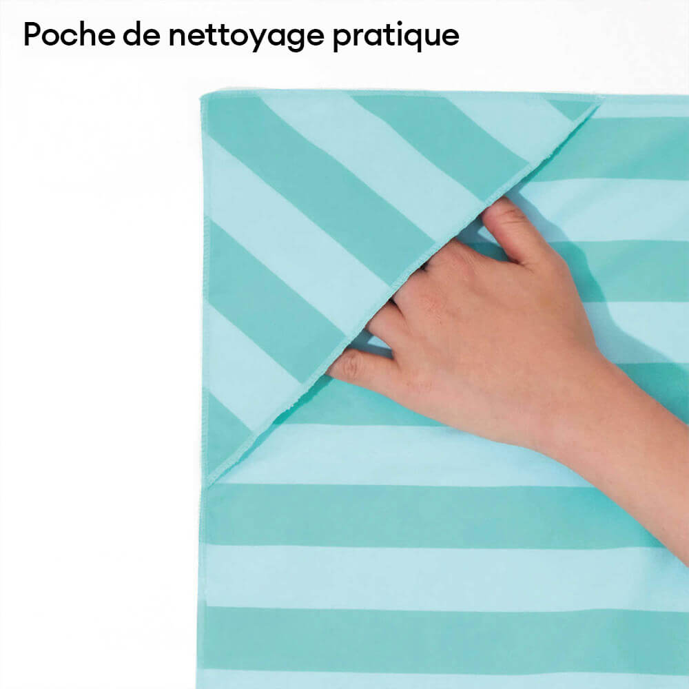 Serviette de voyage ultra absorbante et légère pour chien à séchage rapide