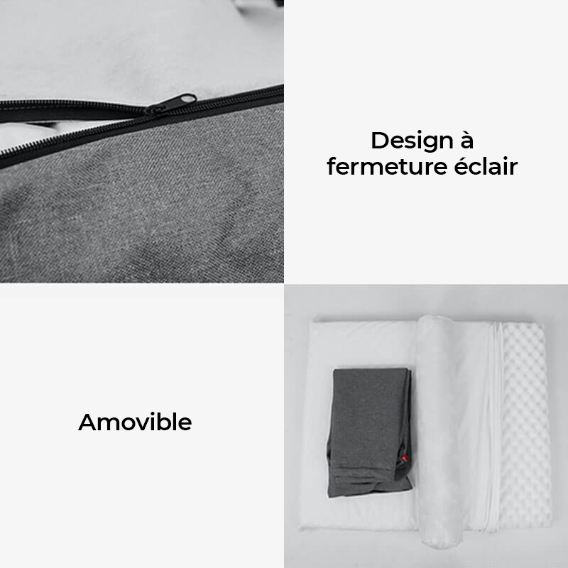 Lit Orthopédique Amovible Épais et Imperméable pour Chien