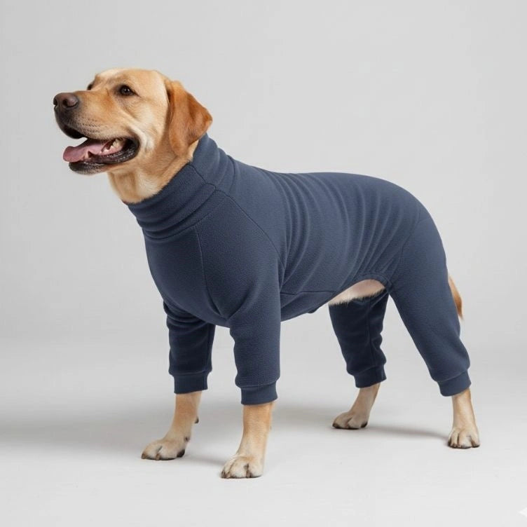 Pyjama polaire confortable pour chien vêtements de nuit idéaux pour grands chiens