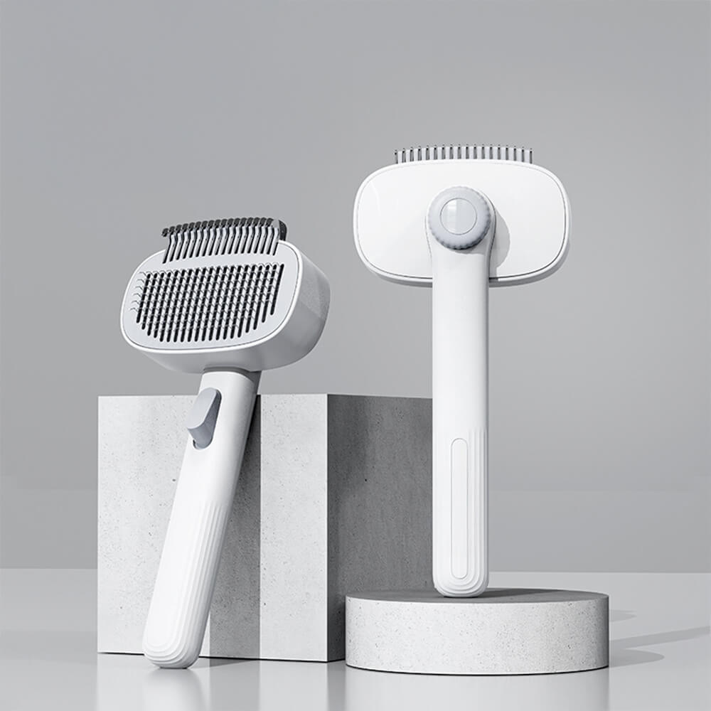 Outil de toilettage 2 en 1 pour animaux tête double nettoyante et démêlante