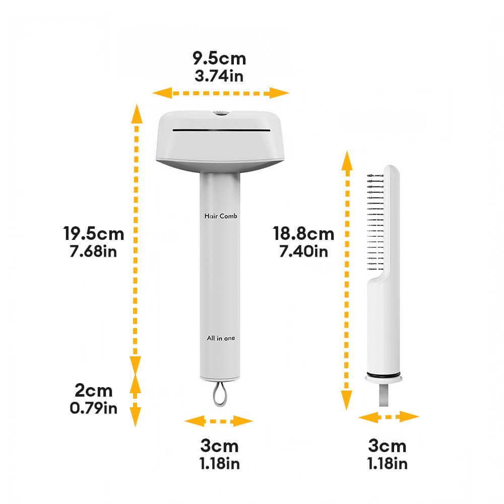 Brosse toilettage 3 en 1 anti perte de poils pour chien et chat