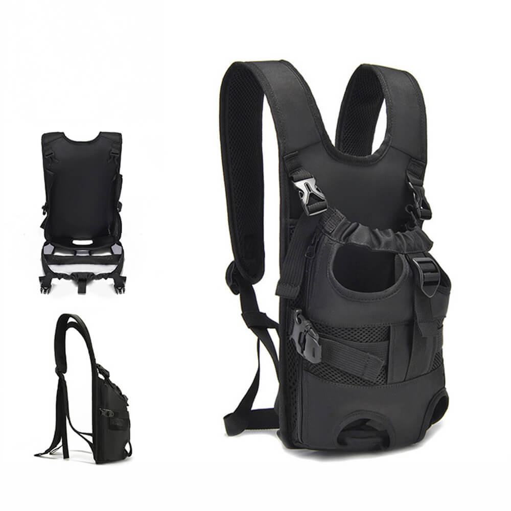 Sac à dos pour chien de voyage avant respirant et ajustable