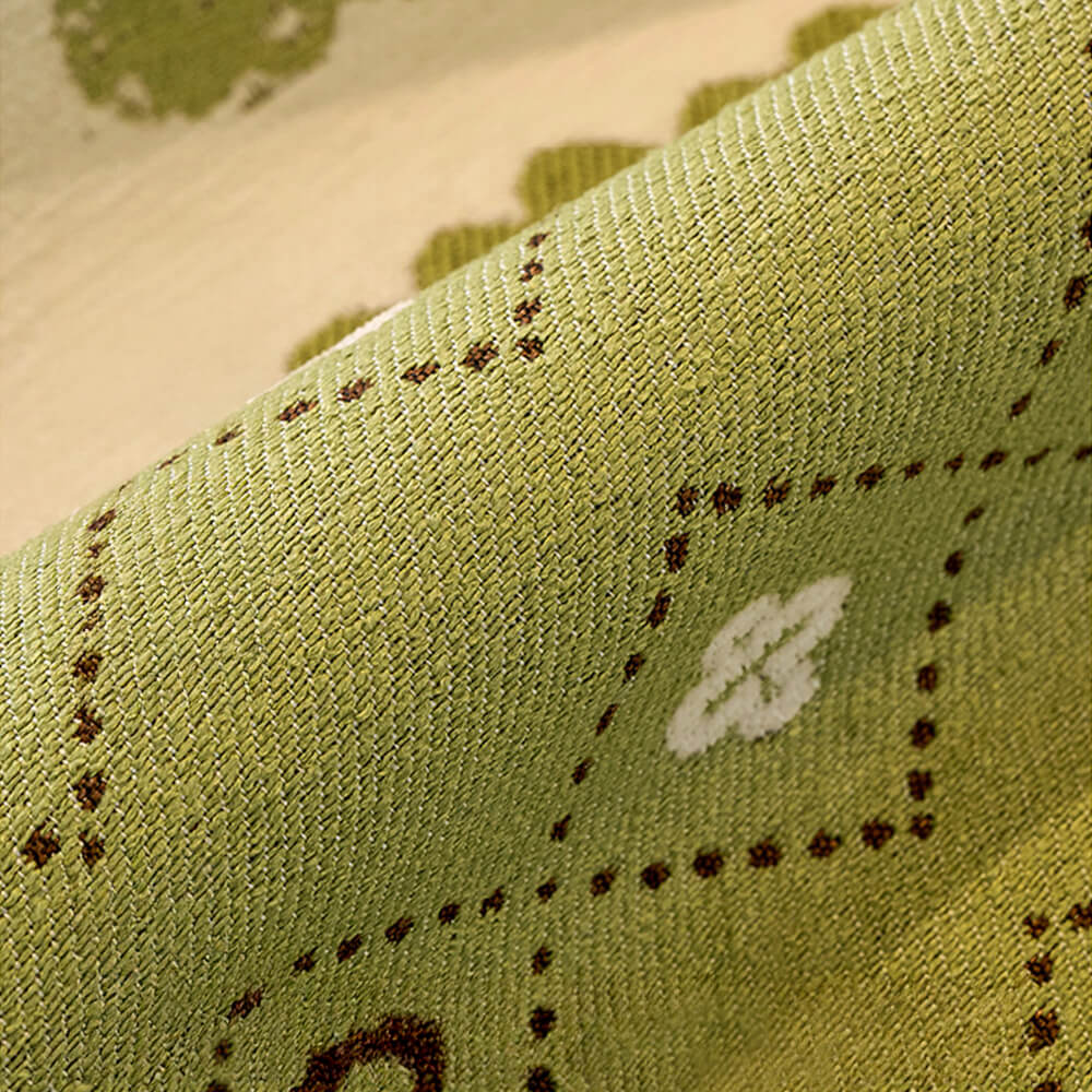 Housse de canapé antidérapante en tissu chenille résistant aux griffures style champêtre forme irrégulière