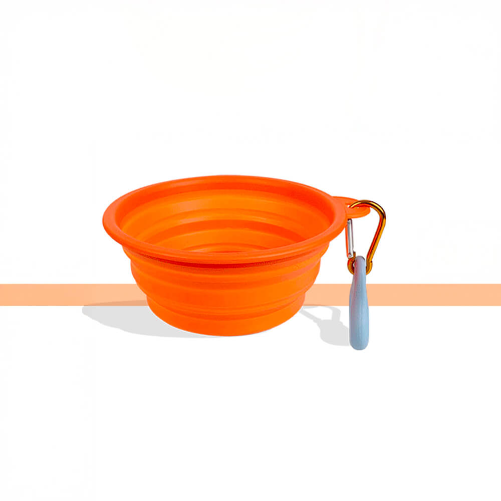 Bol pour chien en silicone portable pliable et extensible pour nourriture et eau-Exclusif app