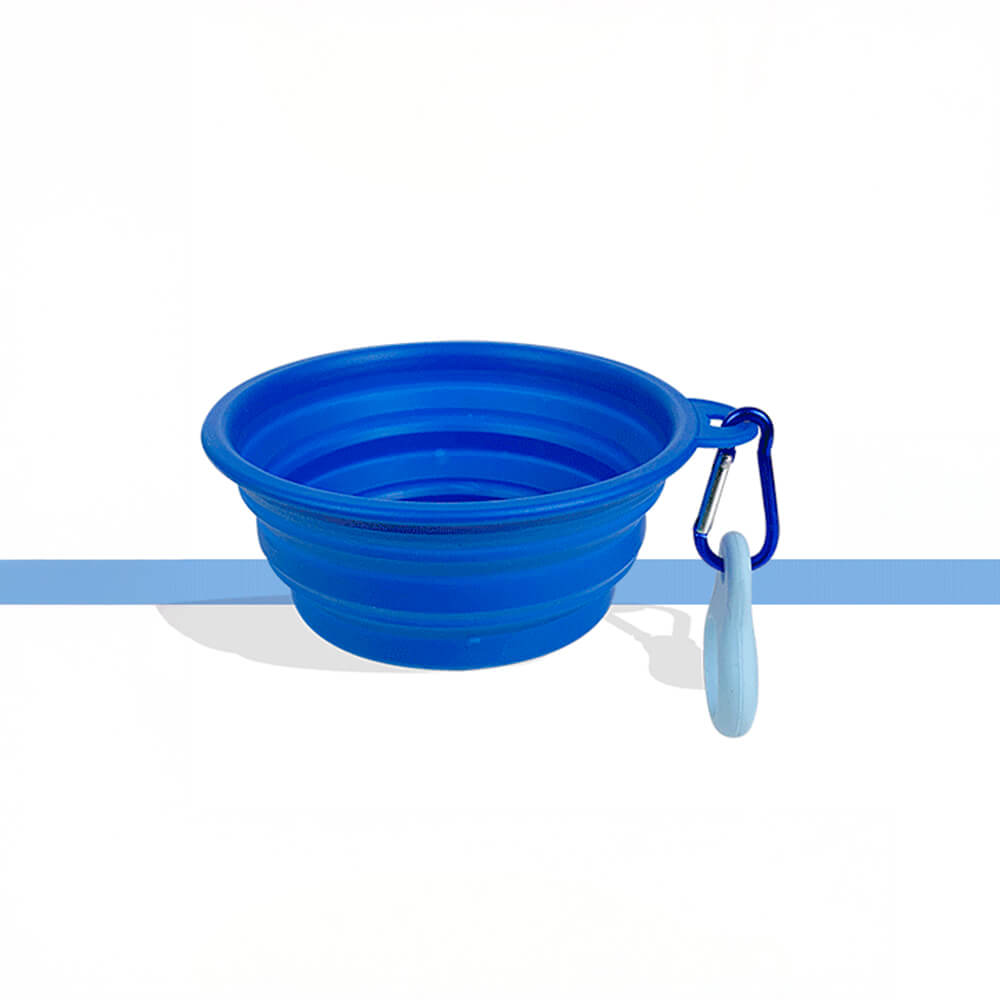 Bol pour chien en silicone portable pliable et extensible pour nourriture et eau-Exclusif app