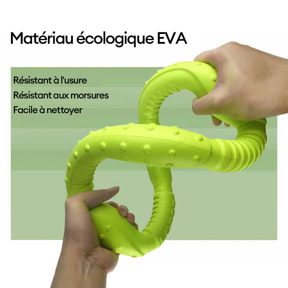 Anneau de guerre pour chien jouet interactif durable imperméable léger flexible