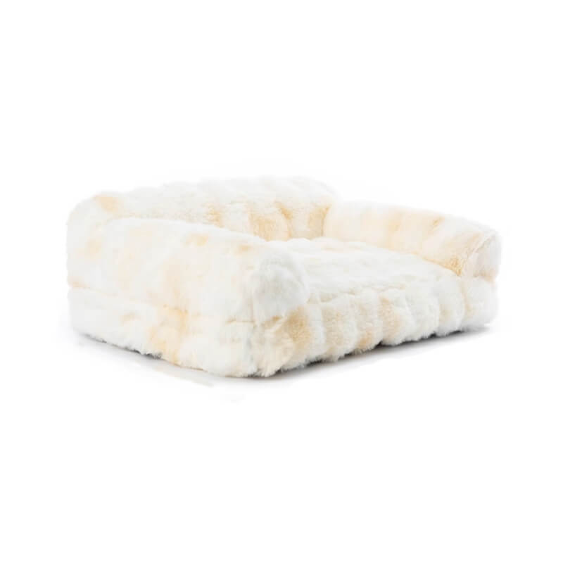 Canapé pour chat en peluche épaisse et douillette apaisante