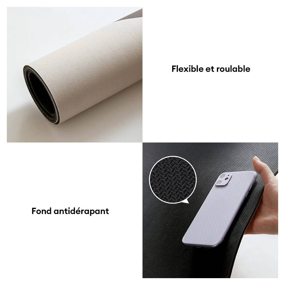 Tapis d'alimentation pour animaux en diatomite avec support géométrique simple
