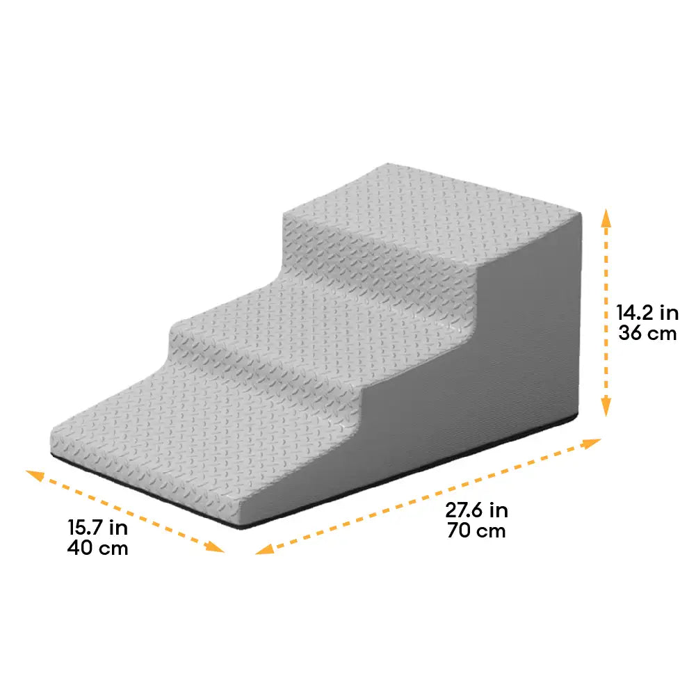 Rampe en mousse pour animaux à pente douce antidérapante et durable escaliers pour chiens
