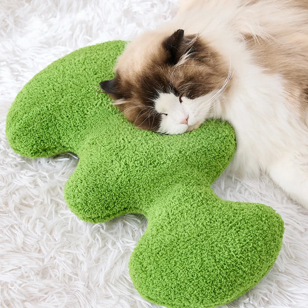 Coussin jouet pour chien en forme d’os avec couineur