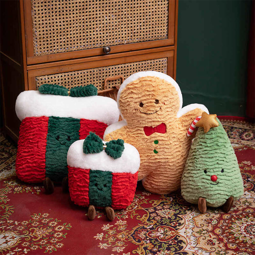 Décoration de Noël en forme de poupée oreiller pour canapé ou maison