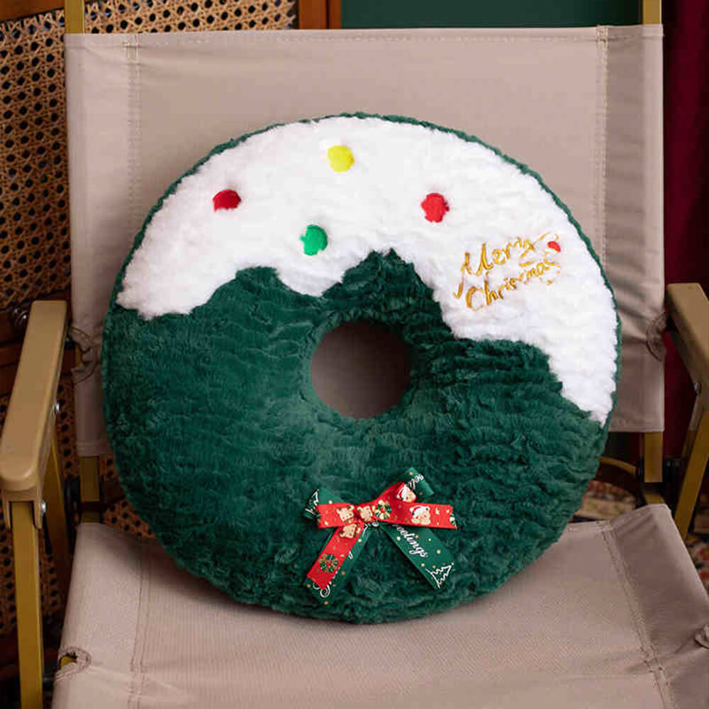 Décoration de Noël en forme de poupée oreiller pour canapé ou maison