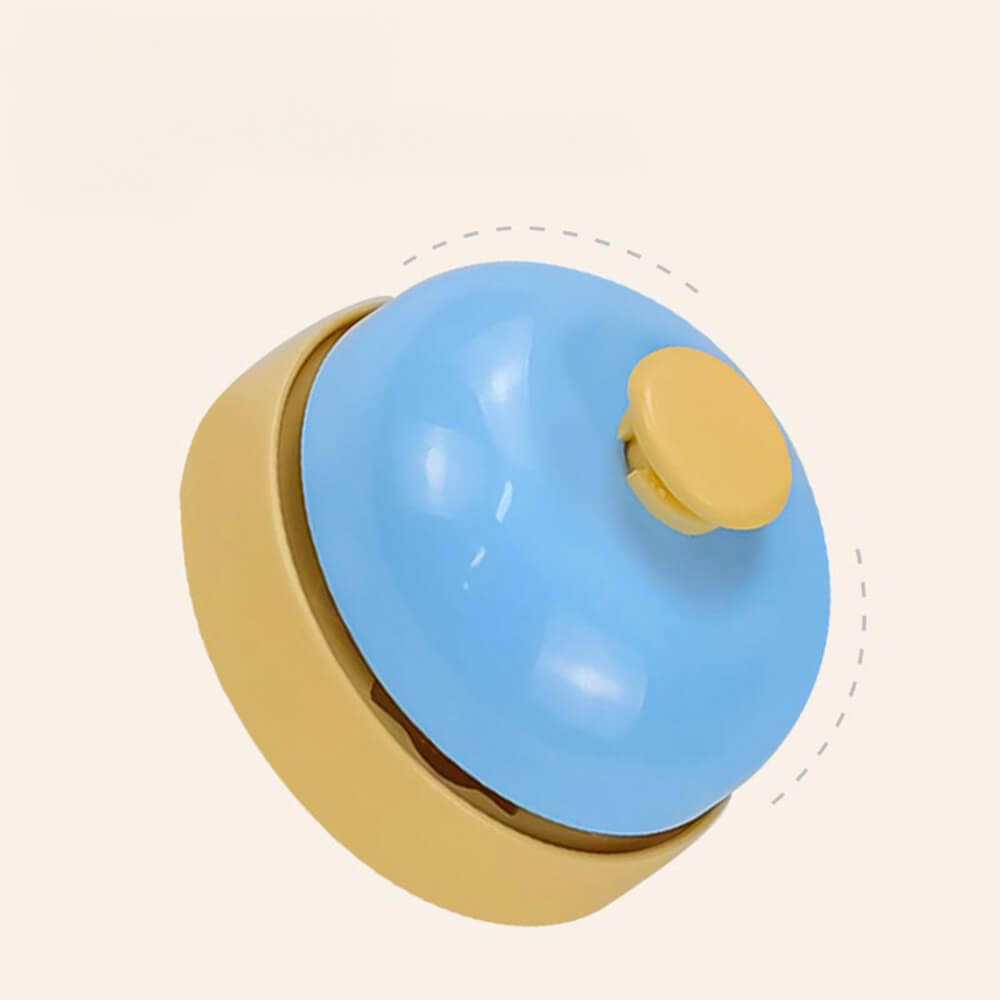 Cloche de dressage en métal durable pour animaux de compagnie avec bouton interactif