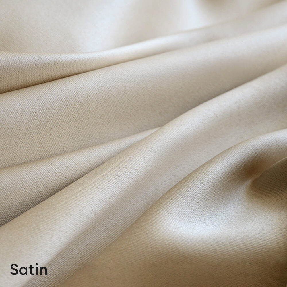 Rideaux occultants insonorisants en satin épais de luxe modernes