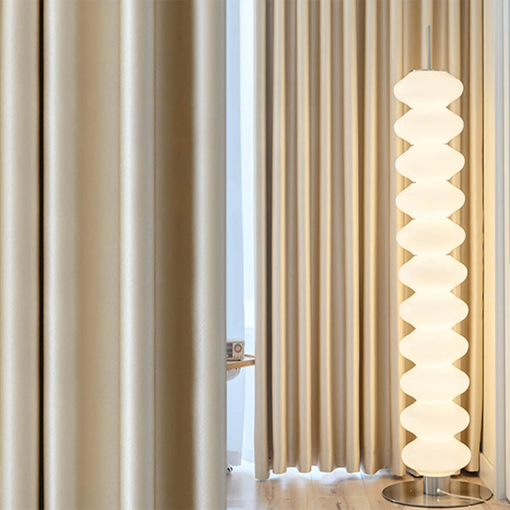 Rideaux occultants insonorisants en satin épais de luxe modernes