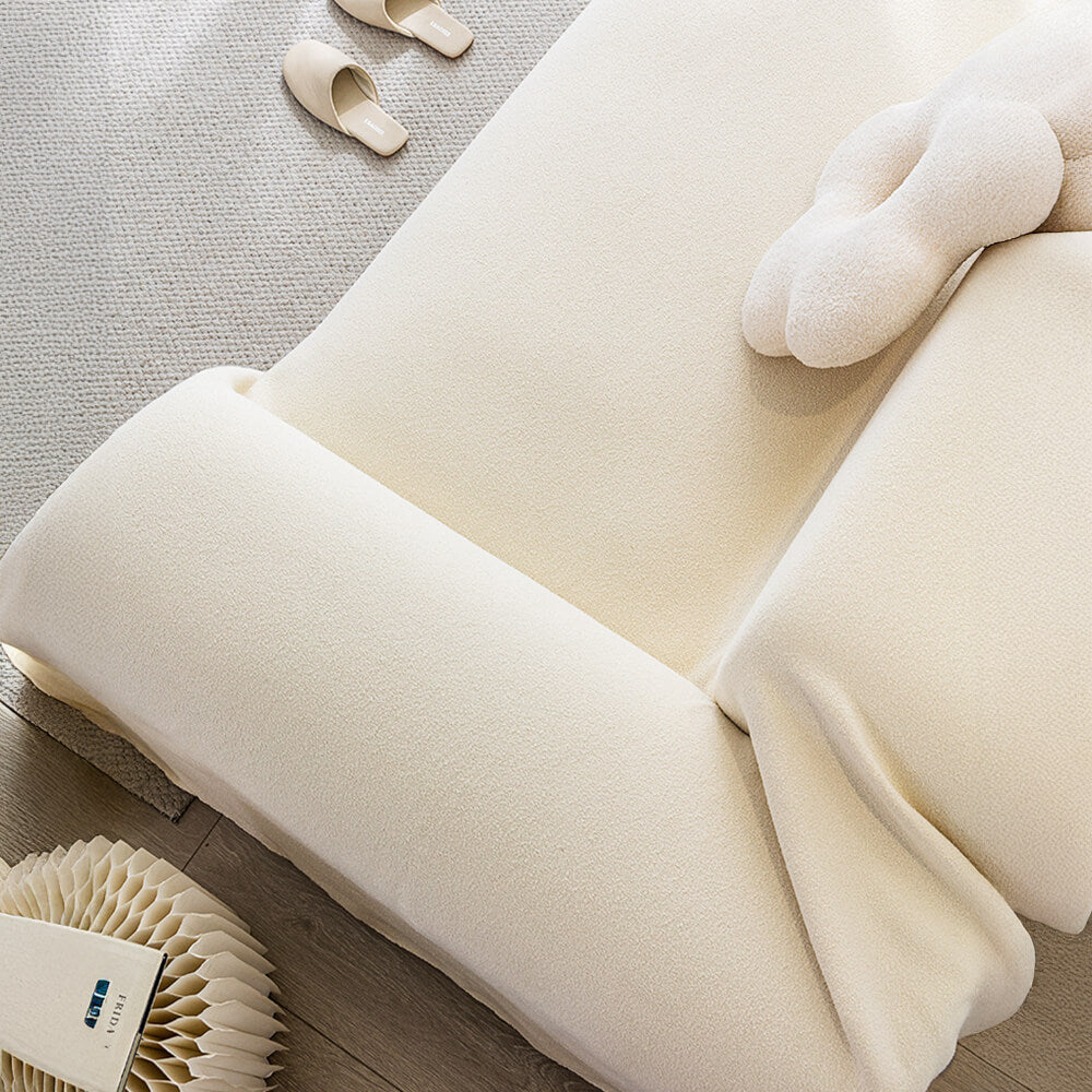 Couverture en peluche teddy douce et résistante à l’eau pour canapé