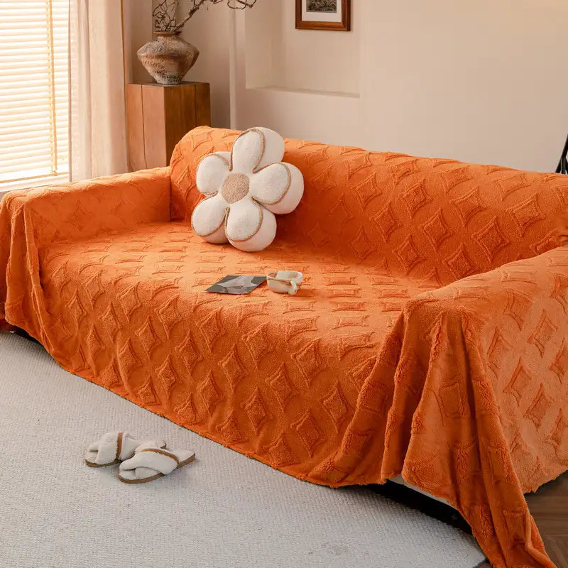 Housse de canapé polyvalente en peluche de la série star