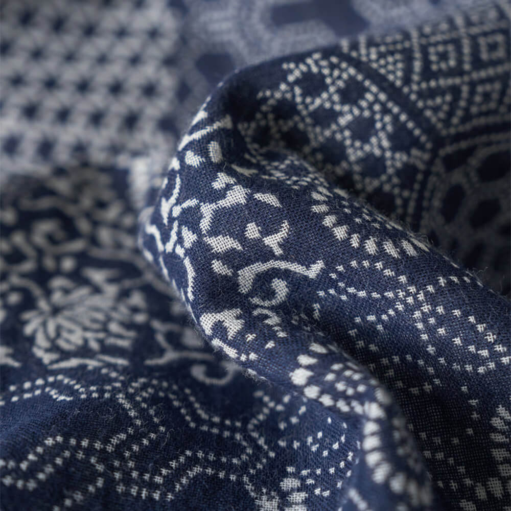 Parure de lit en coton doux style patchwork vintage avec housse de couette