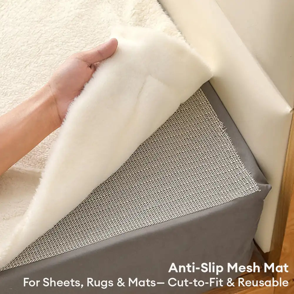 Housse antidérapante en PVC sur mesure multiusage pour tapis lits canapés et plus