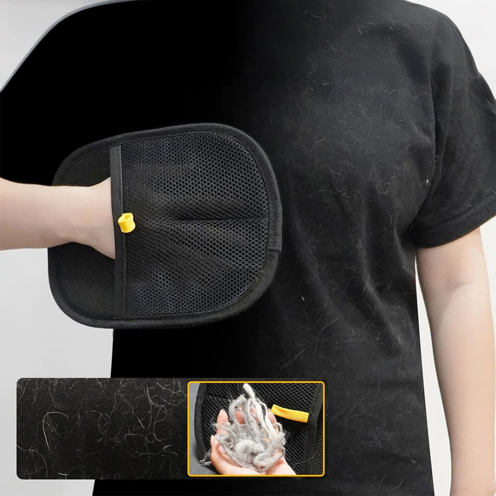 Gant de nettoyage double face pour poils d’animaux fibres électrostatiques-Exclusif app