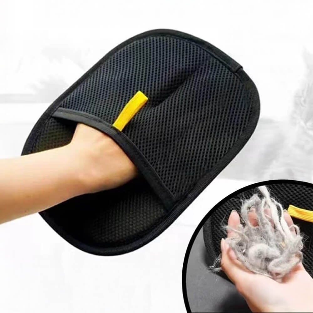 Gant de nettoyage double face pour poils d’animaux fibres électrostatiques-Exclusif app