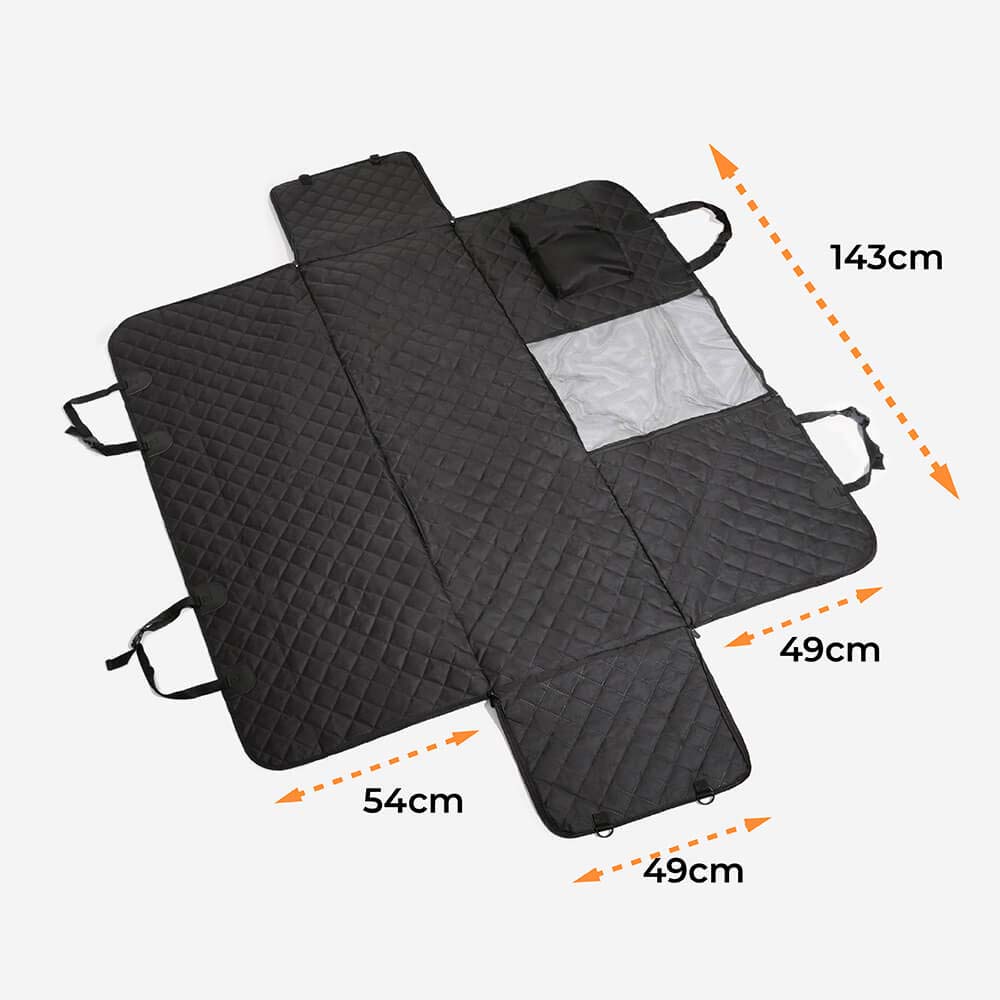 Housse de siège de protection voiture multifonctionnelle pour chien en tissu Oxford