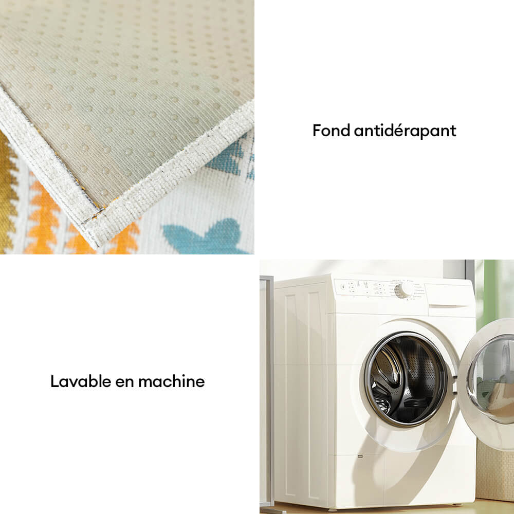 Housse de sofa chic toutes saisons en chenille anti-rayures et antidérapante