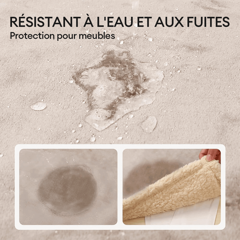 Couverture épaisse en polaire Sherpa imperméable pour chien