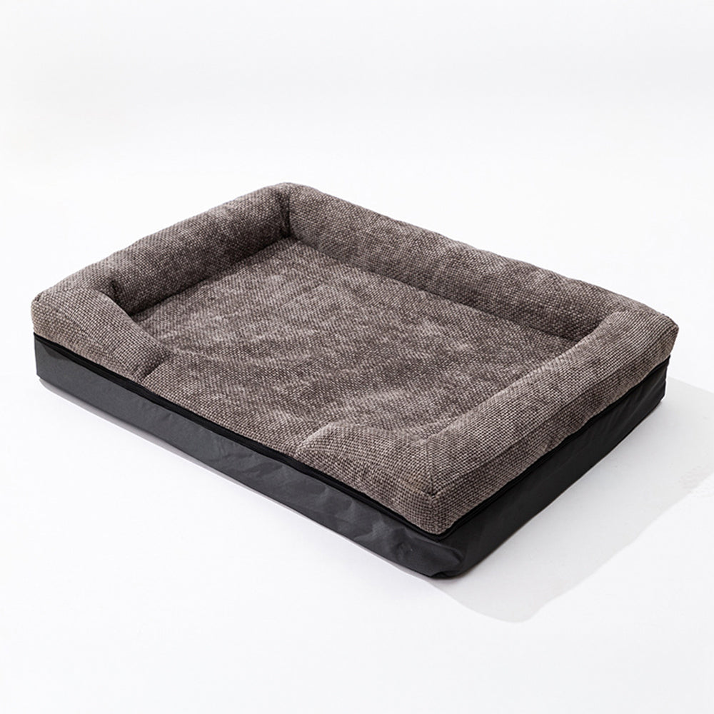 Lit orthopédique lavable pour chien et chat spacieux confortable et durable