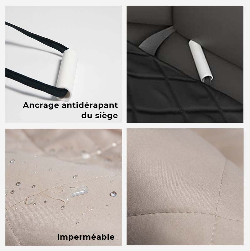 Protection de siège de voiture pour chien