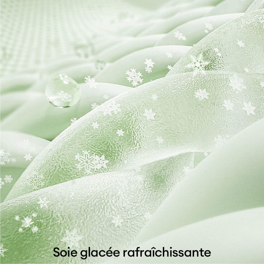 Housse de canapé d'angle en soie glacée extensible pour protection complète du sofa