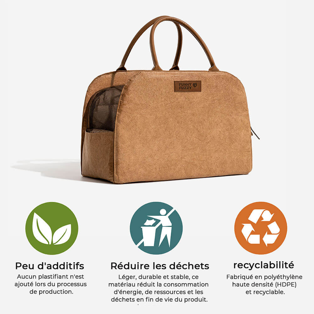Sac de transport pour chat multi-fonction éco-responsable Vogue - City Roamer