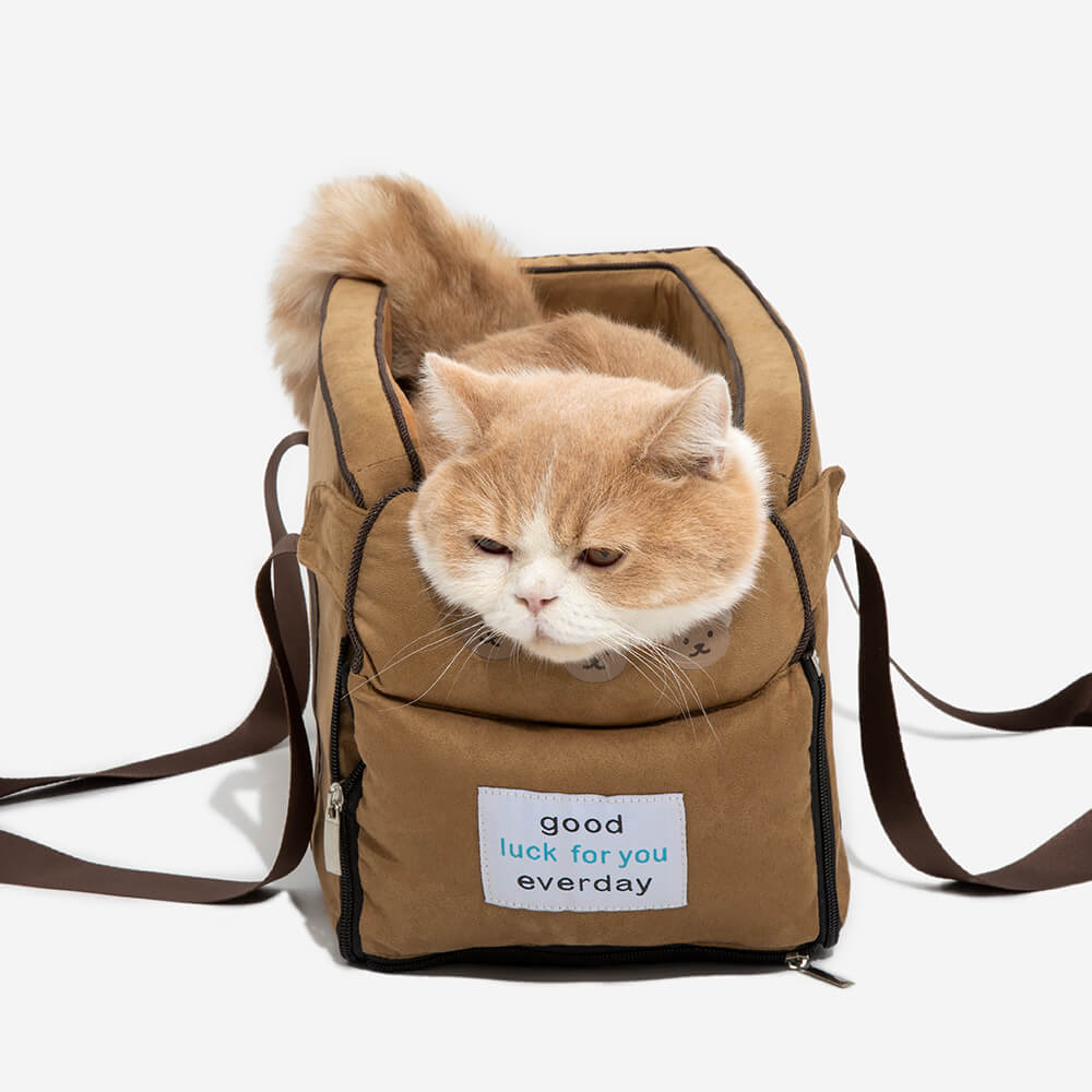 Siège de voiture portable pour animaux de compagnie en suède pour console centrale